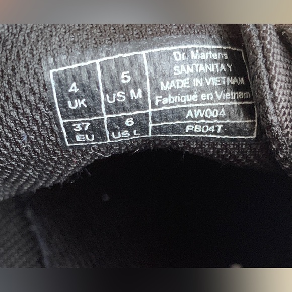 DR Martens - Santanita Women’s Canvas Casual Shoes US 5 - Picture 5 of 6